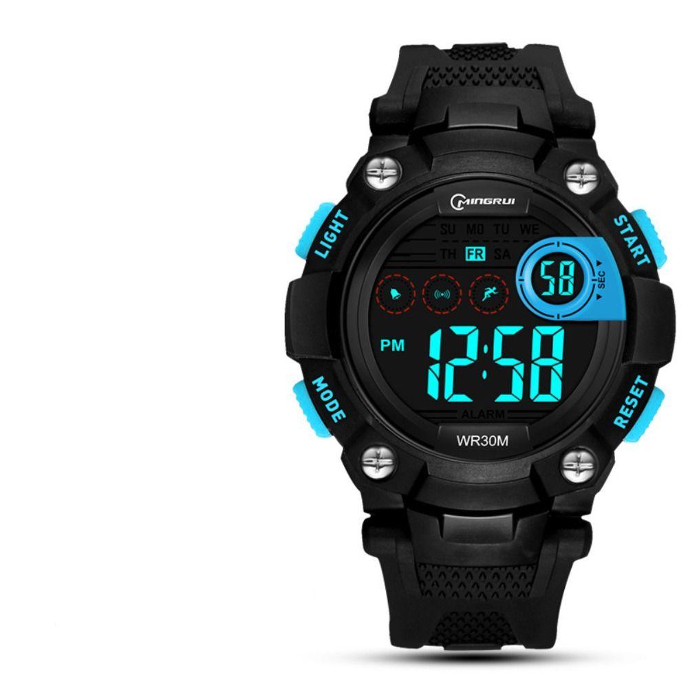 

Outdoor Sport Electronic Watch Multifunctional Wristwatches Durable Watches Student синій