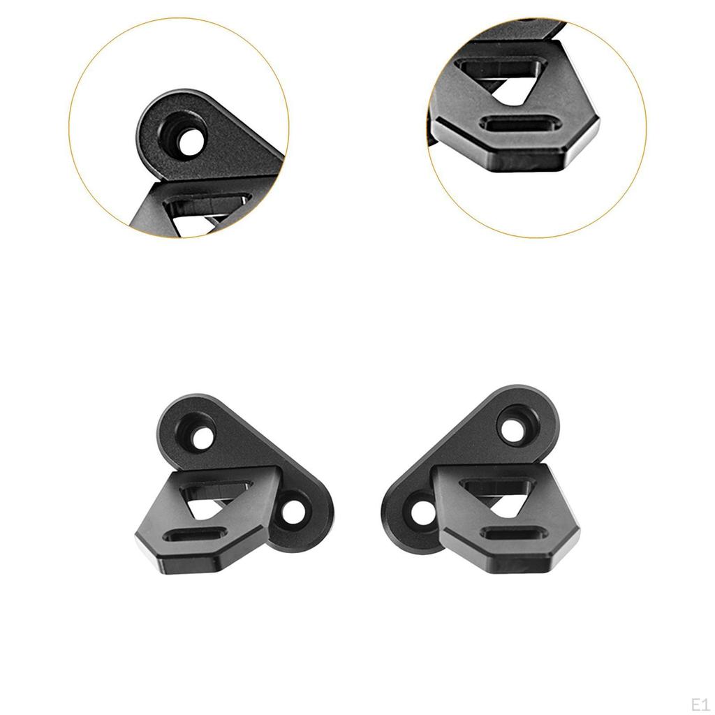 Ditch Light Bracket Windshield Hinge Mounting Aluminum Alloy LED Lights for Cars Automobile