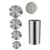 Rotating Lid Trash Can For Recessed Installation Kitchen Bathroom Application Countertop Waste Bucket for Odor Control