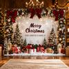 Personalized Christmas Backdrop Family Christmas Banner Holiday Photo Background Custom Xmas Decor