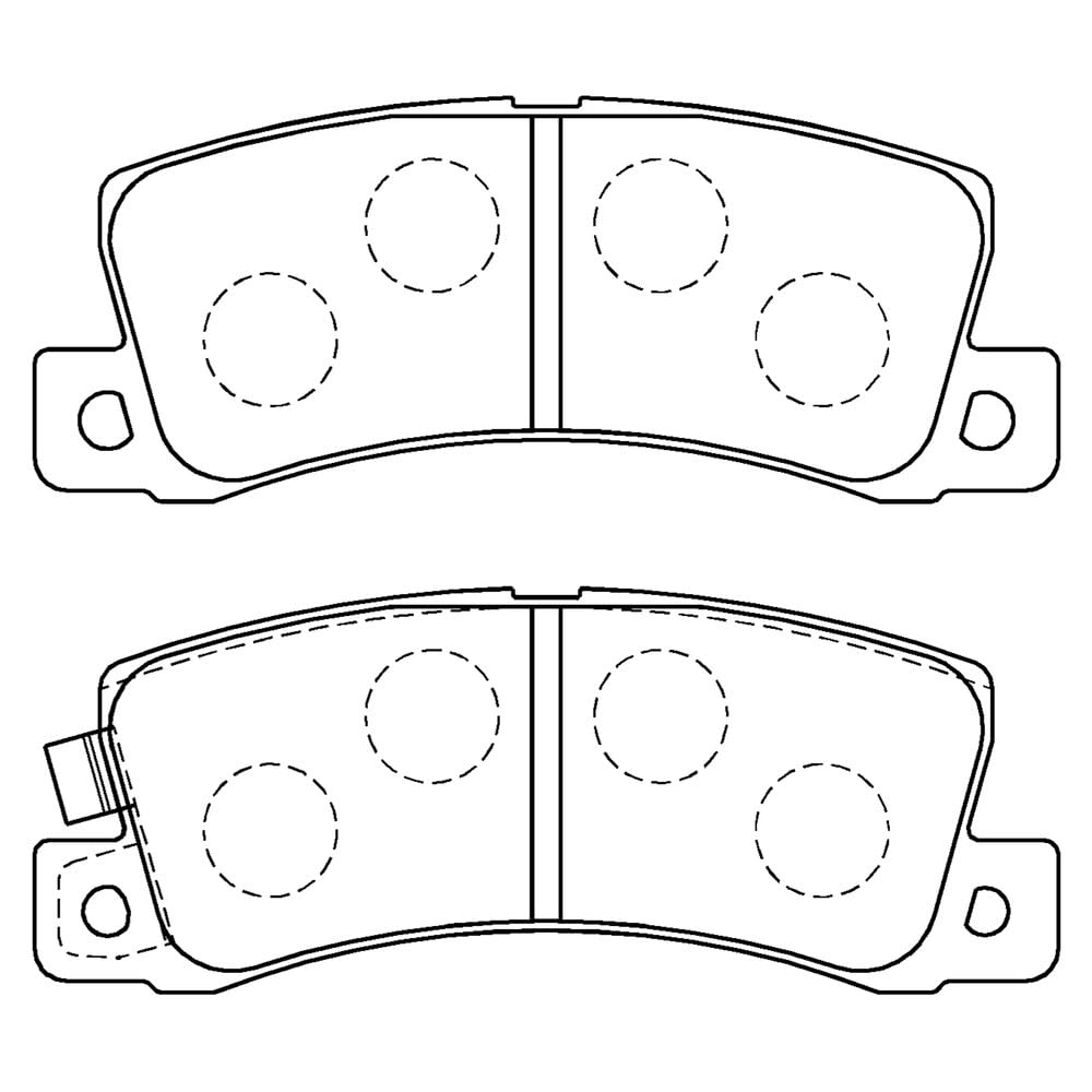 Hitachi Astemo Car Parts Disc Brake Pads R HT020Z for Toyota Camry