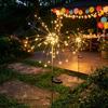 Waterproof Solar Firework LED Lights: Outdoor Colorful String Lights for Courtyard, Garden, and Tree Decoration