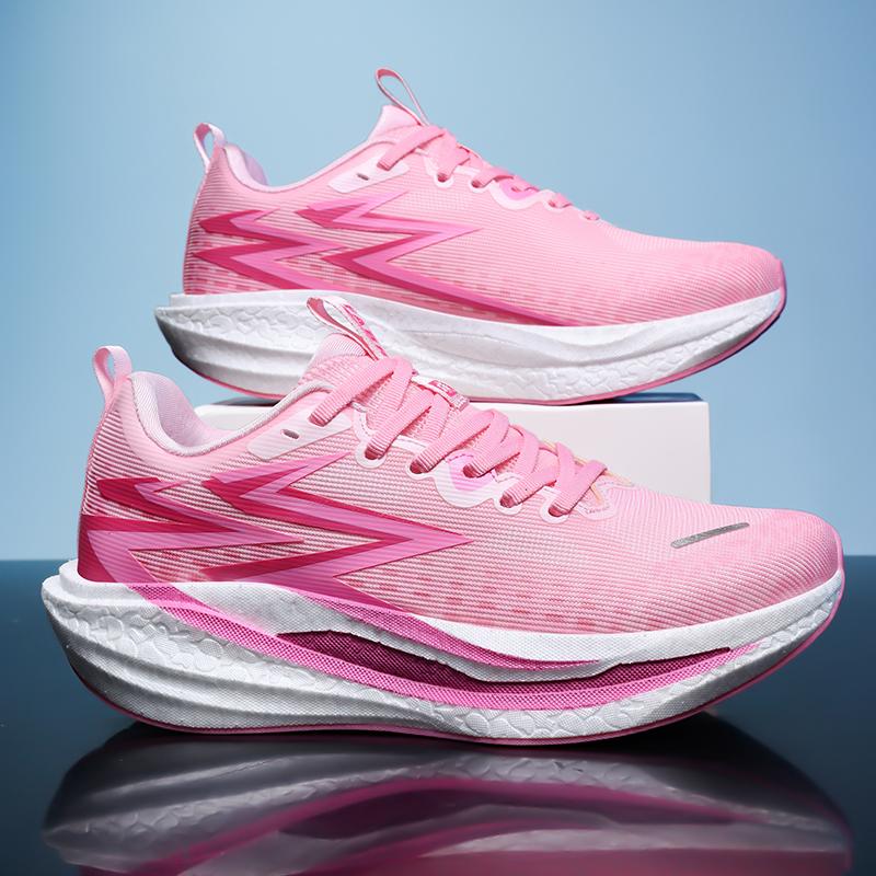 Running Shoes Carbon Board Speciality Marathon Men Sports Breathable Lightweight Women's Comfortable Athletic Nonskid Sneakers