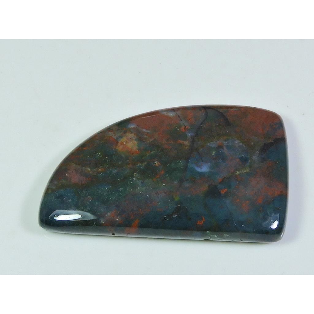 27X44X06MM Natural Bloodstone Healing Crystal Quartz Fancy Cabochon Gemstone ET-181