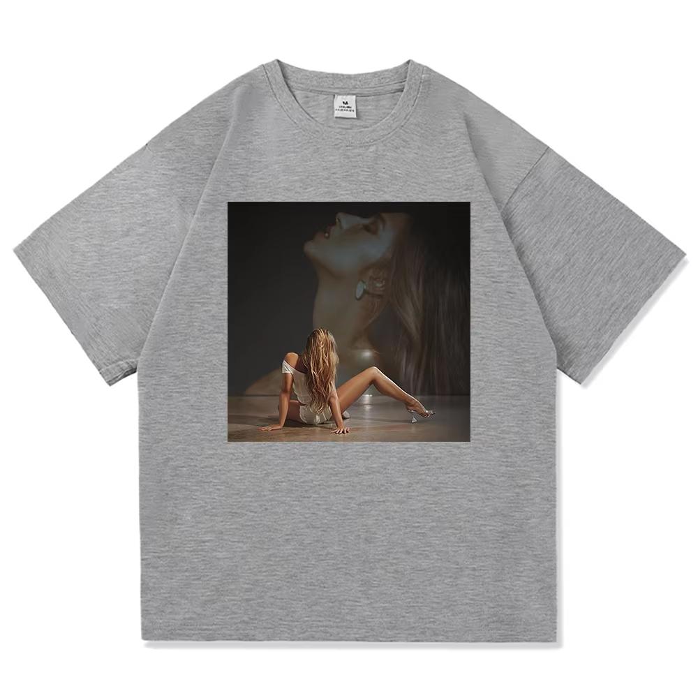 Singer Tate McRae Printing Cotton T Shirts SO CLOSE TO WHAT Album T-shirt Loose Casual Vintage Tops Sports Streetwear Unisex