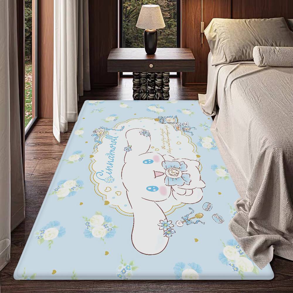 C-Cinnamoroll Kitchen Mat Kids Room Bedroom Decoration Balcony Anti-Slip Doormat Living Room Alfombra