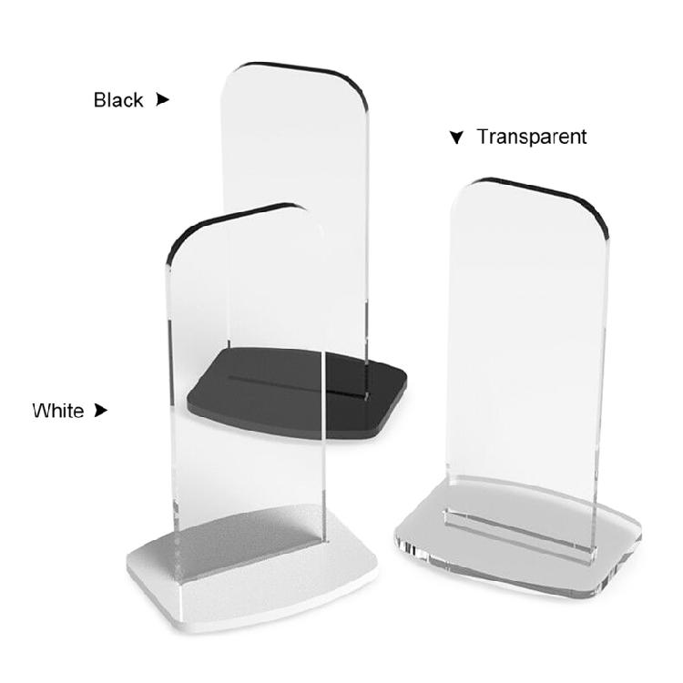 2Pcs/Set Clear Acrylic Boxing Gloves Display Rack for Home Store Storage Stand Elegant Desktop Organizers