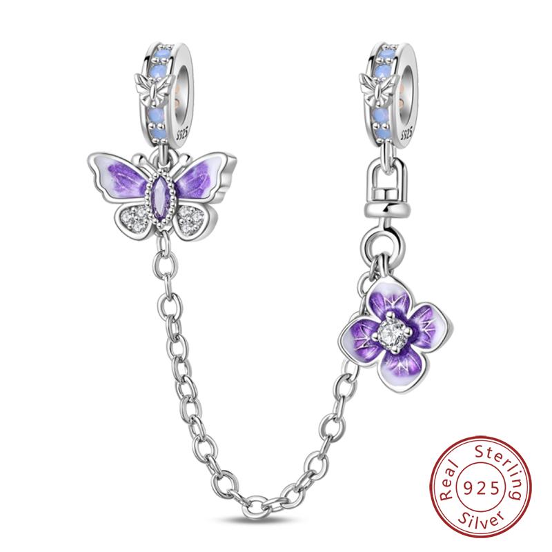 Copper Charms Beads Forever Love Heart Shaped Bow Family Charms Dangle For Bracelet Woman Diy Jewelry Gift