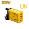 120W mecha PD fast charging charger dual typec dual usb suitable for Apple 15 Huawei mobile phone 5v2a charging head