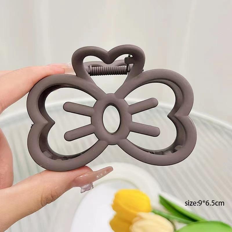 

Корейский милый бантик заколка-краб для волос пластиковая заколка для волос конфетного цвета заколка для девочек сладкие заколки для волос аксессуары для волос для женщин