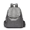 Ladies Bookbag Rucksack Women Large Capacity Backpack Purses High Quality Pu Leather Female Vintage School Bags Travel Bagpack