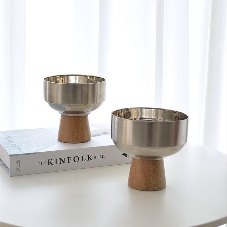 Nordic stainless steel Dim sum storage tray Snack pastry dried fruit Plate Desktop storage organizing tray home decor items