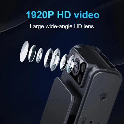WiFi sportinė kamera - Rankinė HD 1080P naktinio matymo nykščio kamera su teisėsaugos įrašymu