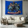 Resident Evil Wall Tapestry Aesthetic Wall Hanging Printed Fabric Blanket Decorative Tapestries For Bedroom Living Room Home Decor
