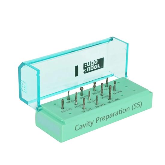 

Superendo Cavity Preparation Short Shank Diamond Bur Kit