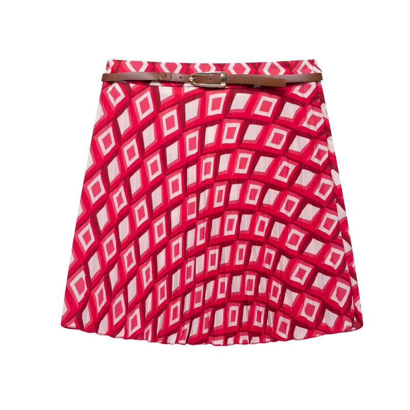 

Kaslead New Arrival Women s Fashion Style Geometric Pattern Print Shirt Skirt 2298065 2298069 Skirt L