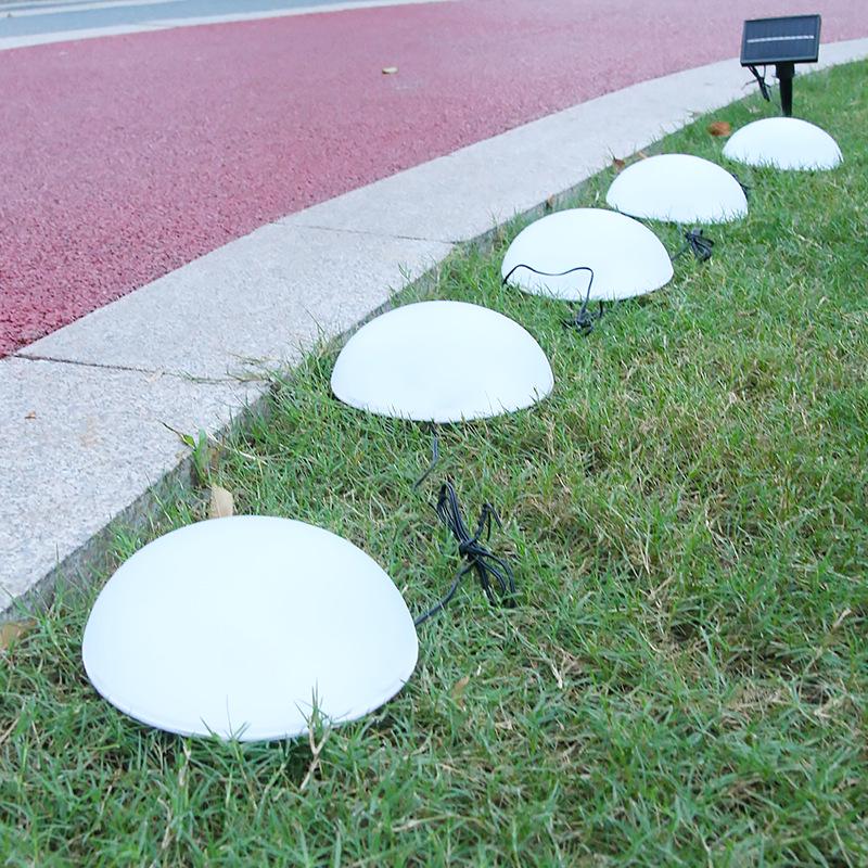 Solar Hemisphere LED Landscape Light for Park, Villa Courtyard, and Lawn Decoration