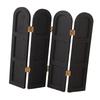 Miniature Room Divider Screen With Foldable Panel For 1:12 Doll House Scene Setting And Craft Model Collection Decors