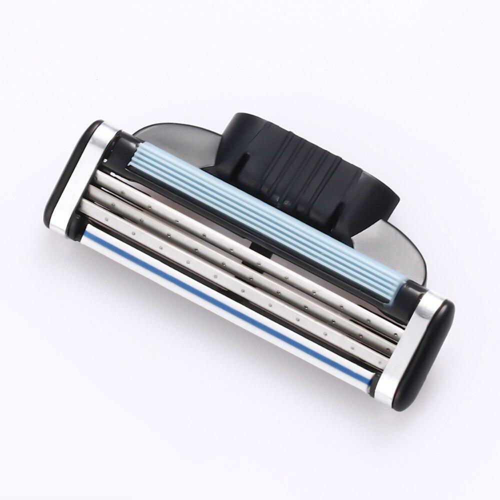 Useful 4pcs 3 Layer Razor Blades Men Shaver Blades Beauty Proglide Shaving Blades Fusione