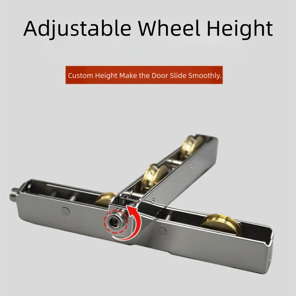 

Stainless Steel Door Sliding Roller Double Copper Wheel Silent Window Pulley Bearing Rollers Sliding Door Fittings A1 13-20