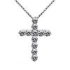 Pretty Women Crystal Cross Pendant Choker Necklace Fashion Chain Jewelry