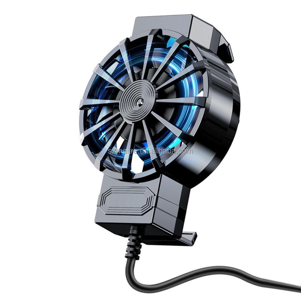 X16 Cooling Fan Cell Phone Radiator Mobile Phone Cooler for Playing Games Watching Videos