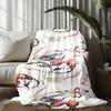 Colorful Floral Blanket Microfiber Flannel Cover Blanket Bedroom Living Room Sofa Soft And Comfortable Home Decoration