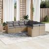 VidaXL Garden Lounge Set with Cushions 8 Pcs, Patio Sofas, Patio Furniture Set, Outdoor Furniture, Mix 3226556