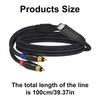 3.28ft Type C to 2RCA Cable, Insert and Play Adapter Cord Y Splitter Wire for Smartphone to Mixers Amplifiers