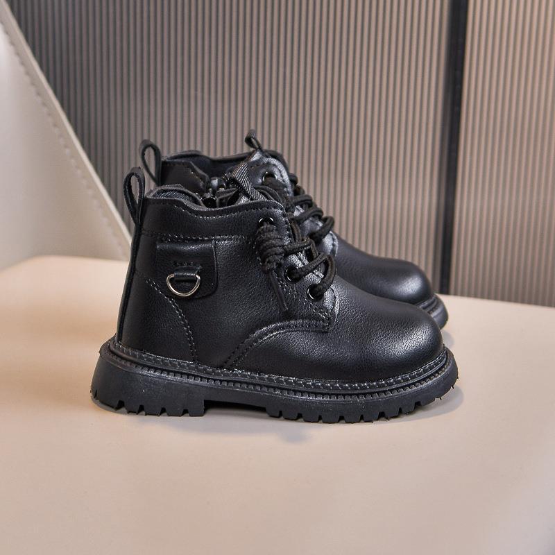 

Детские ботинки Мартин 2025 осень и зима новые девочки универсальные маленькие желтые ботинки мальчики британские кожаные ботинки 21-25 5 pairs in one hand