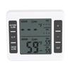 Refrigerator Thermometer with Alarm LCD Display Temperature Trend Indicator High and Low Records for Outdoor Indoor Temperature Sensor