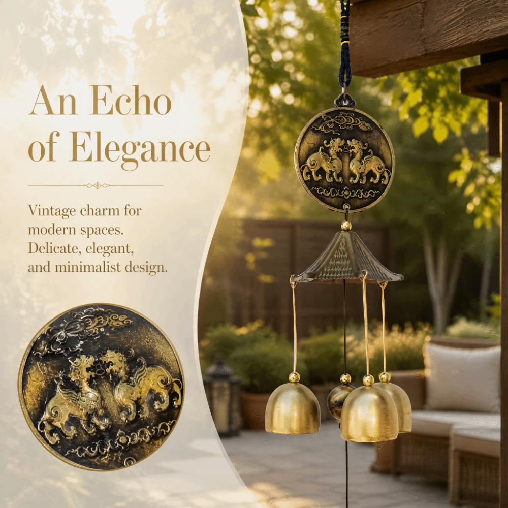 1pc Exquisite Fine Workmanship Alloy Wind Chimes Fortune Tree Wind Chimes For Shop Home Decoration