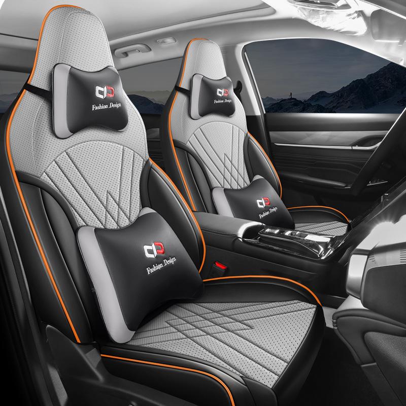 New Model Full Leather Car Seat Cushion for Dongfeng Fengshen L7 - Four Seasons Universal Fit