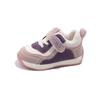 2025 Spring Girls' Soft Sole Baby Sports Shoes with Warm Velvet Toddler Cotton Design