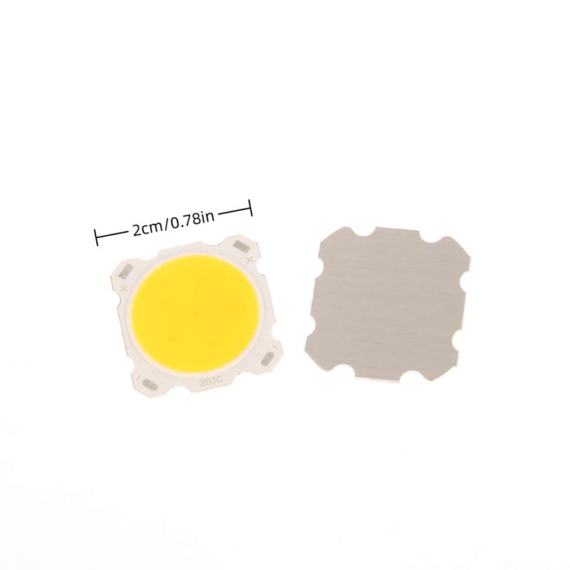10ks LED čipů 3W 5W 7W 10W LED zdrojový čip Vysoce výkonná LED COB Boční žárovka Světlo Lampa Reflektor Stropní svítidlo Světla