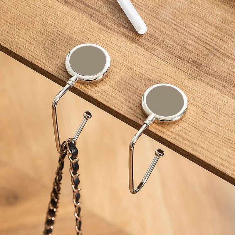 

1Pcs Bag Hook Heavy Table Purse Bag Hooks Travel Handbag Table Side Bag Hanger Office Desk Organizers