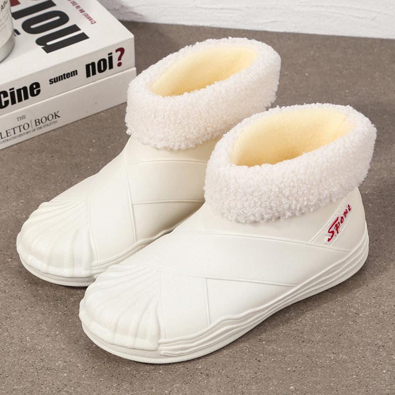 Shell Head Rain Boots Women's Fashion Outer Wear Short Rain Shoes Student Non-slip Waterproof Shoes Adult Versatile Rubber Shoes