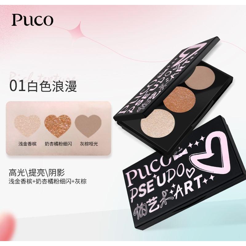 PUCO - 2 in 1 Highlighter Contour Palette - 2 Colors
