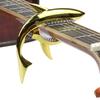 Metal Shark Acoustic Guitar Capo Clip Metal Clamp with Changing Strings Tools Wood Classic Electric Guitar Ukulele Universal