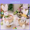 Cute Cartoon Easter Bunny Candy Basket Perfect For Festive Home Decor And Egg Hunts