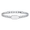 Xiaomi Vnox Initials Cuban Chain Bracelets for Men Women, Letter A-Z Stainless Steel Custom Wristband Birthday Wedding BFF Gift Jewelry