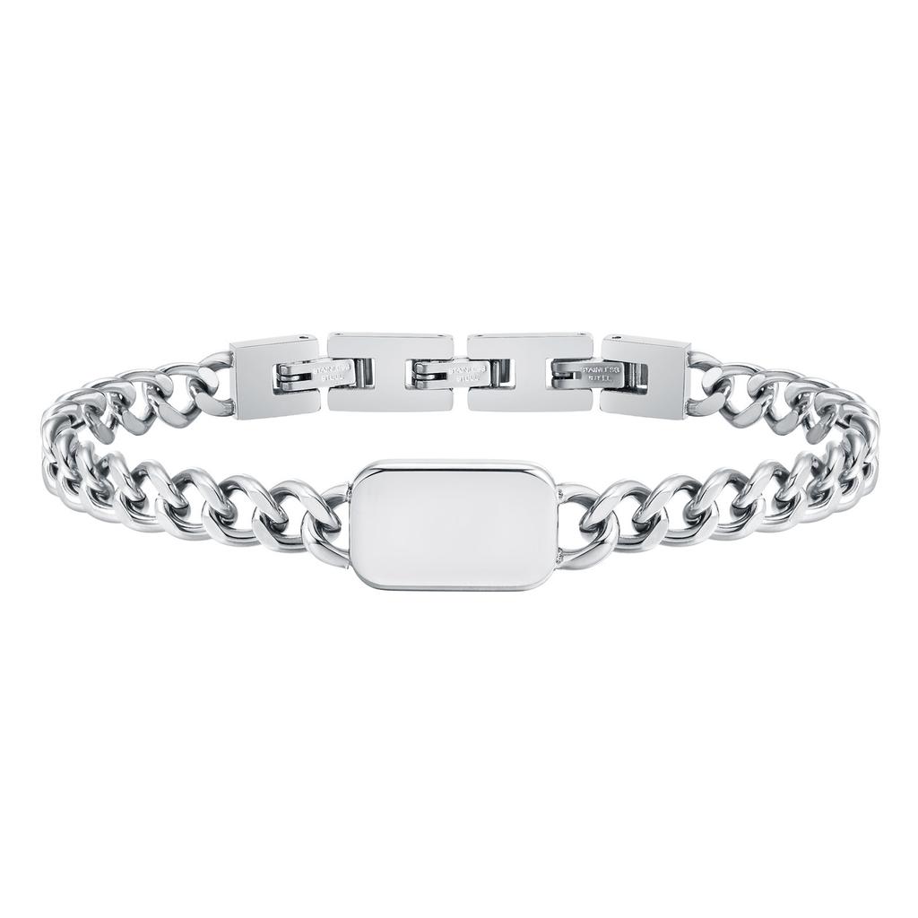Xiaomi Vnox Initials Cuban Chain Bracelets for Men Women, Letter A-Z Stainless Steel Custom Wristband Birthday Wedding BFF Gift Jewelry