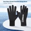 3mm Five Finger Dive Gloves Anti Slip Neoprene Gloves UV Protection Thermal Water Gloves for Swimming Snorkeling