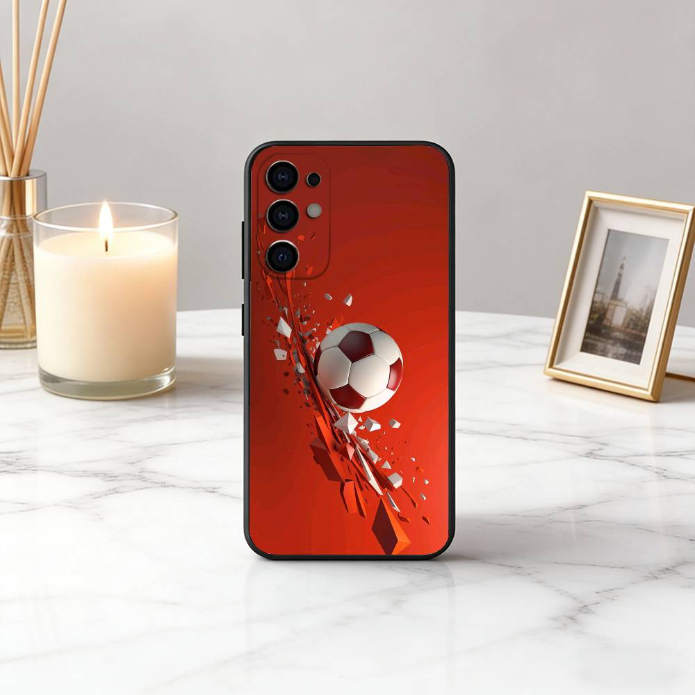 Cool F-Football Photo Phone Case For Samsung S25,S24,S21,S22,S23,S30,Ultra,S20,Plus,Fe,Lite,Note,10,Black Cover