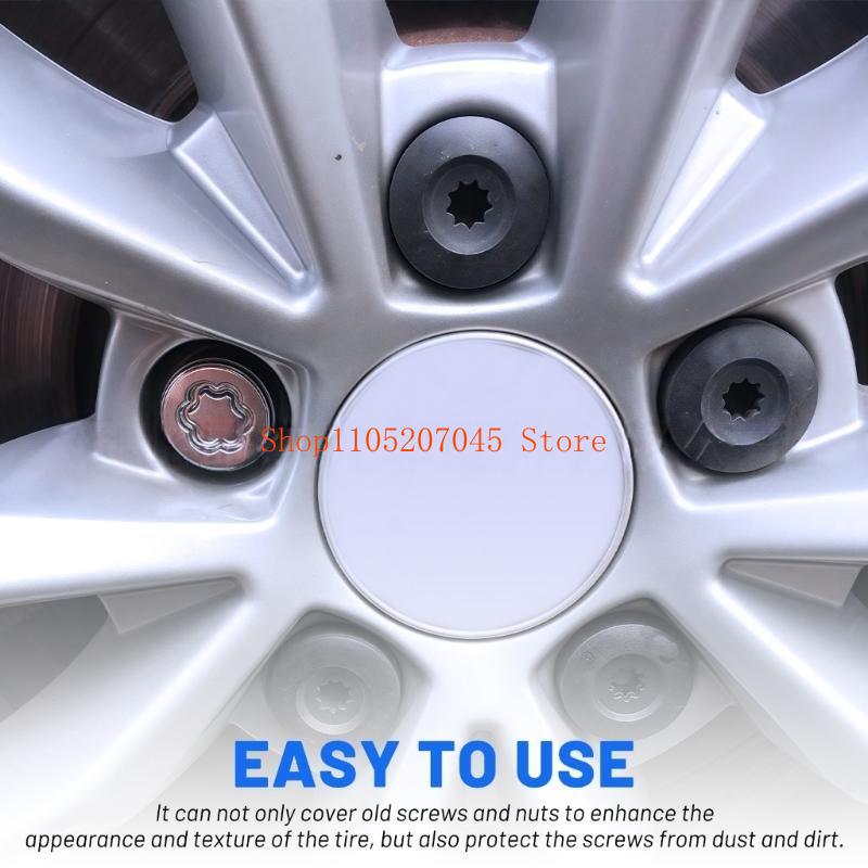 37cd Bolt Caps with Puller Tool Wheel Nut Caps Screw Cover Automotive Accessory for 2003-2020 Quick Install