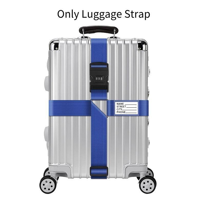 Durable Luggage Strap Cross Packing Belt Secure Travel Bag Protective Tightening Reinforcement Rope
