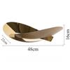 Irregular Winding Fruit Tray Stainless Steel Fruits Trays Elegant Aesthetic Luxury Tray Decorative Modern Trays Table Decoration