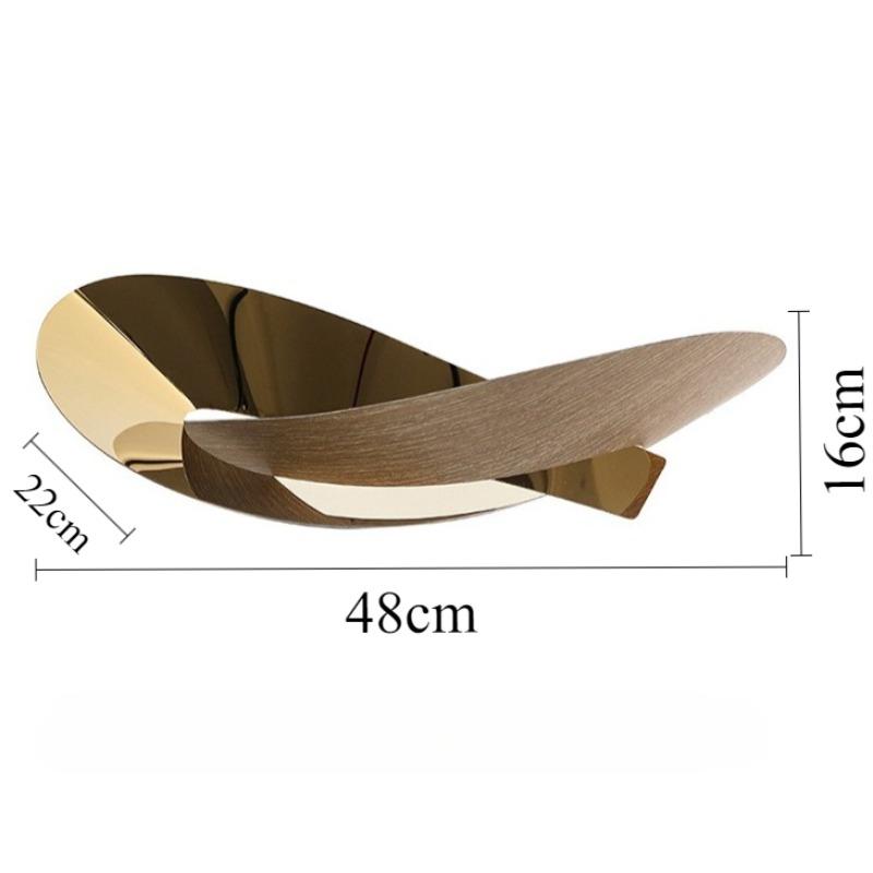 Irregular Winding Fruit Tray Stainless Steel Fruits Trays Elegant Aesthetic Luxury Tray Decorative Modern Trays Table Decoration