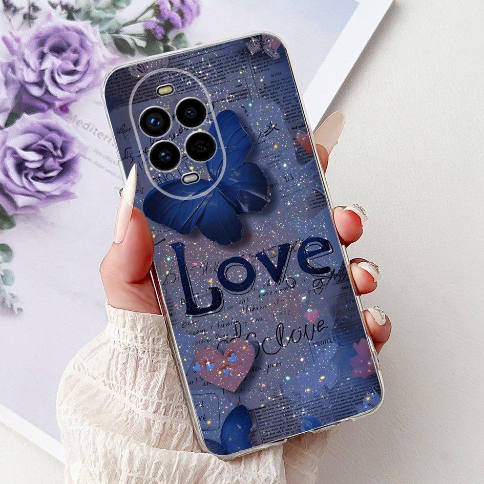 For Huawei Nova 13 Case Nova13 5G Cover BLK-AL80 Funda Popular Flower Butterfly Soft Clear Silicone Cases For Nova 13 Pro Bumper