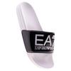 Emporio Armani EA7 Color Block Flat Slide Sandals Men footwear Black White XCP001XCC22Q655